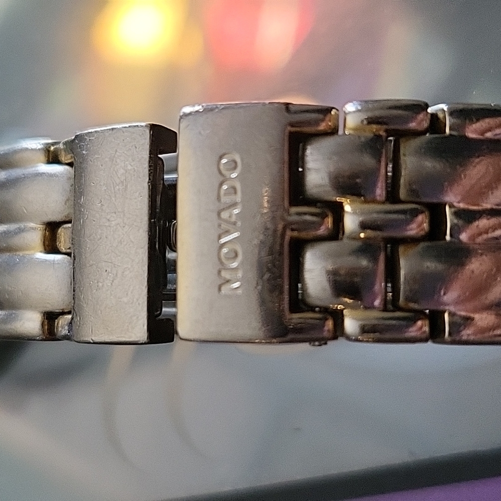 Womens Silver/gold toned Movado watch